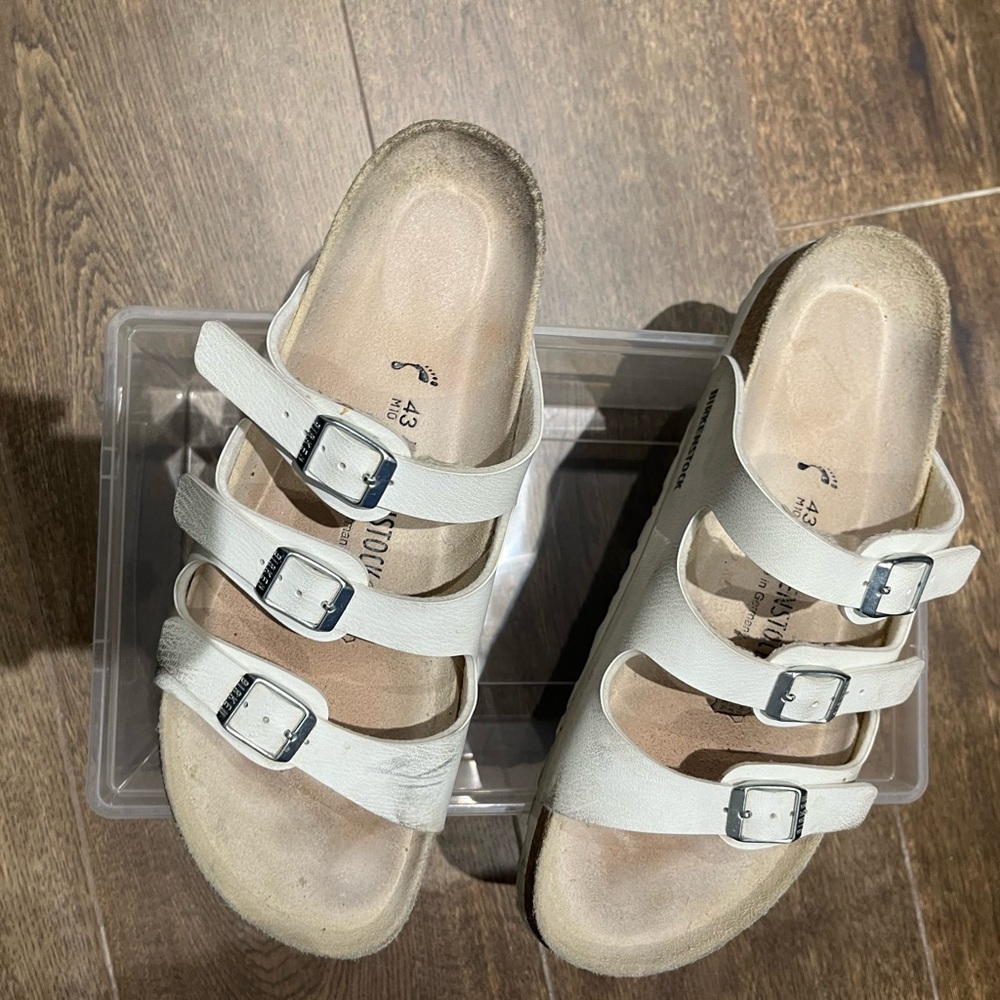 Birkenstock White Sandals